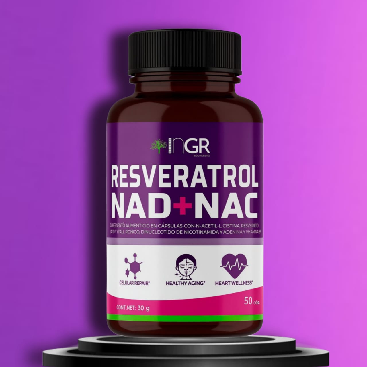 PROMO 2X1 RESVERATROL NAD+NAC