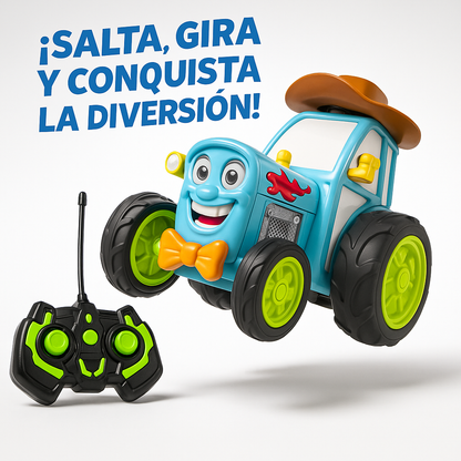 Crazy Jumping Car – Carro Acrobático Recargable para Niños