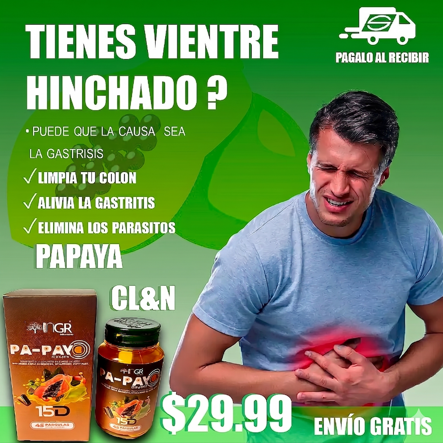 🟠 Papaya Clean™ - ¿Sufres de Gastritis? Esto Natural Está Evitando que Muchos Terminen en Cirugía